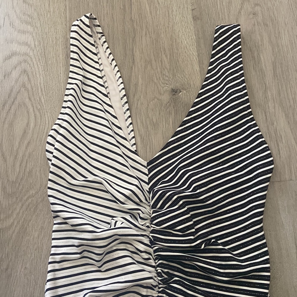 Solid & Striped One Piece Bikini - image 2